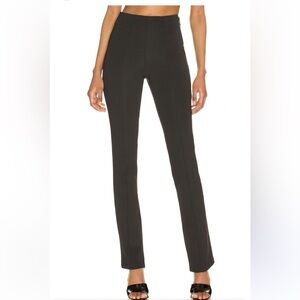 Good American Good Waist Flare Scuba Pants Size 1 in Black